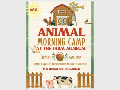 ANIMAL MORNING CAMP AT THE FARM MUSEUM